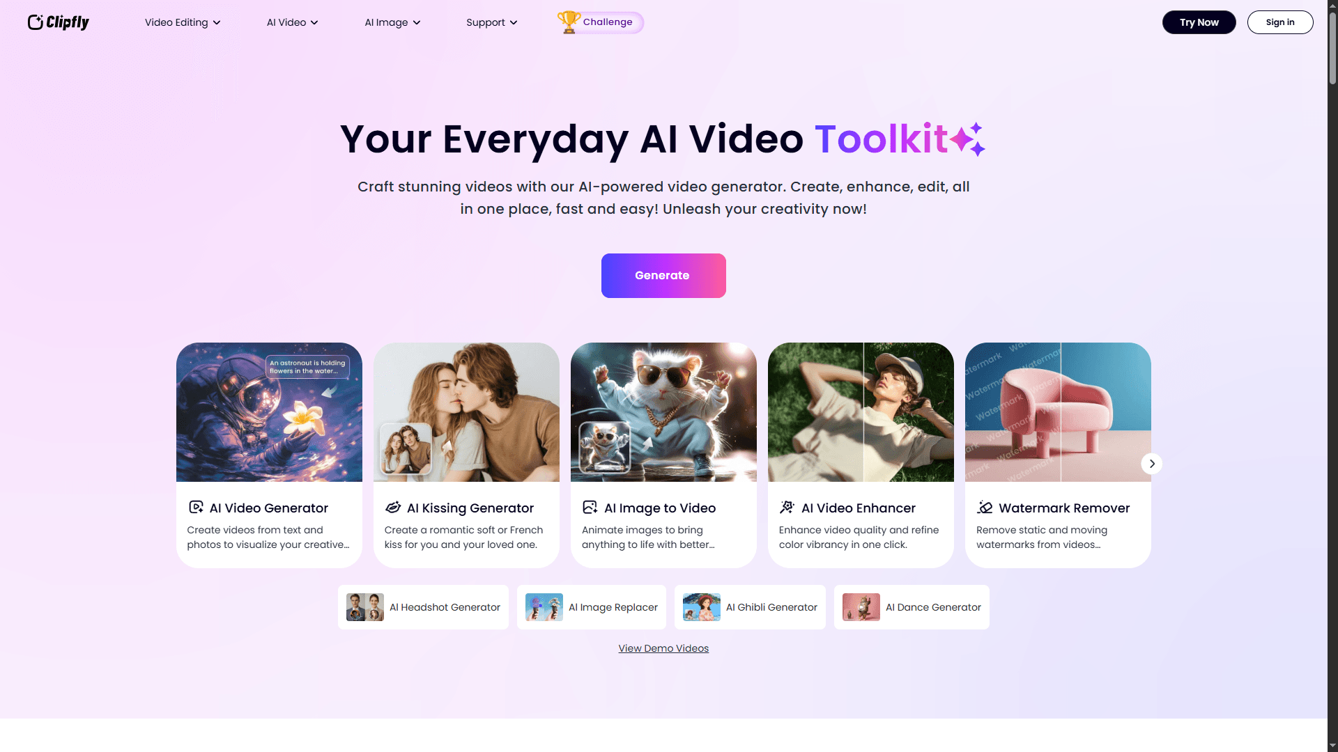 Clipfly – AI Video Creation Tool