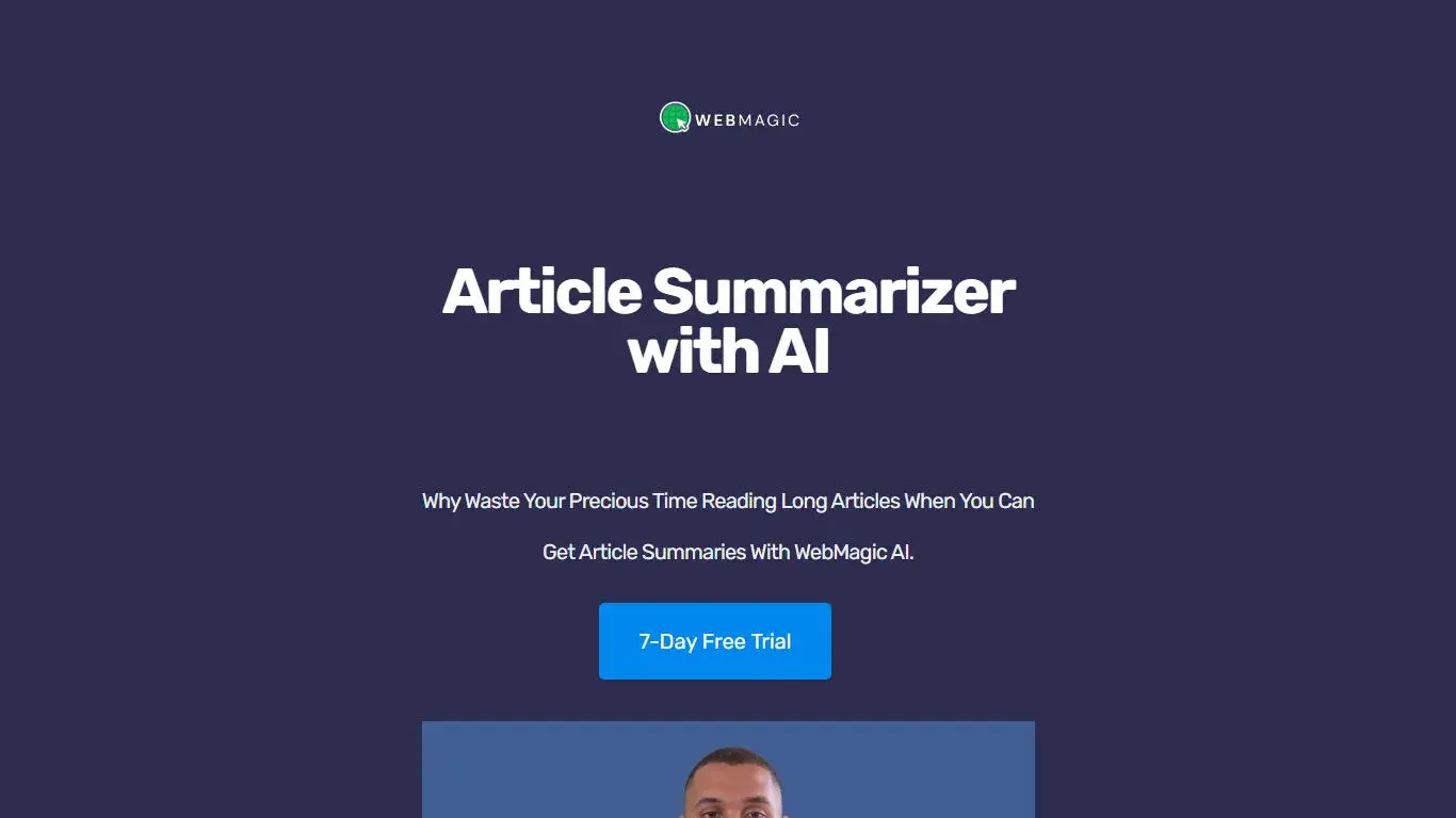 AI Article Summarizer - WebMagic AI | Improve Reading Productivity
