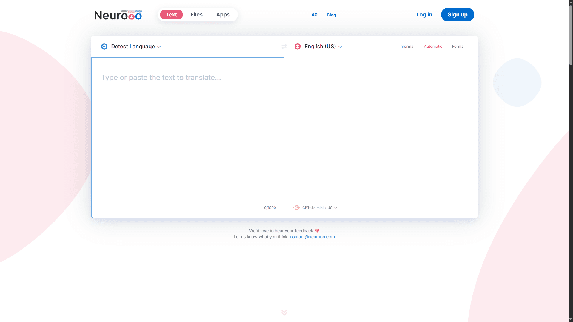 Neurooo – AI-Powered Translation Companion