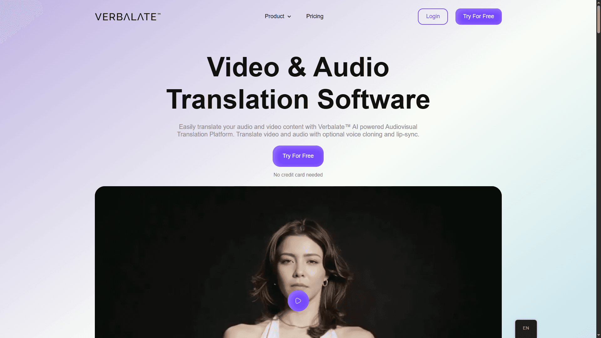 Verbalate – Multilingual Video & Audio Translation with Lip Sync