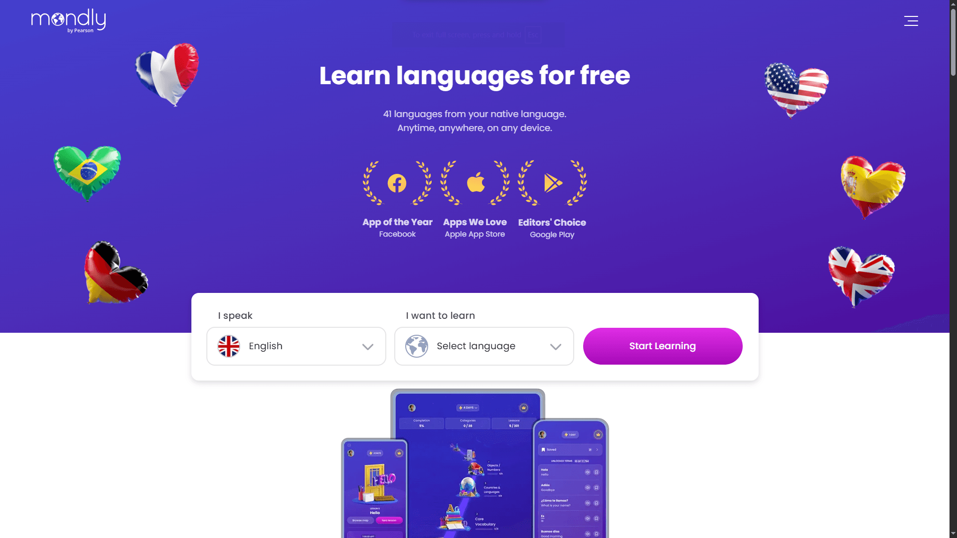 Mondly – Learn Languages Fast and Naturally