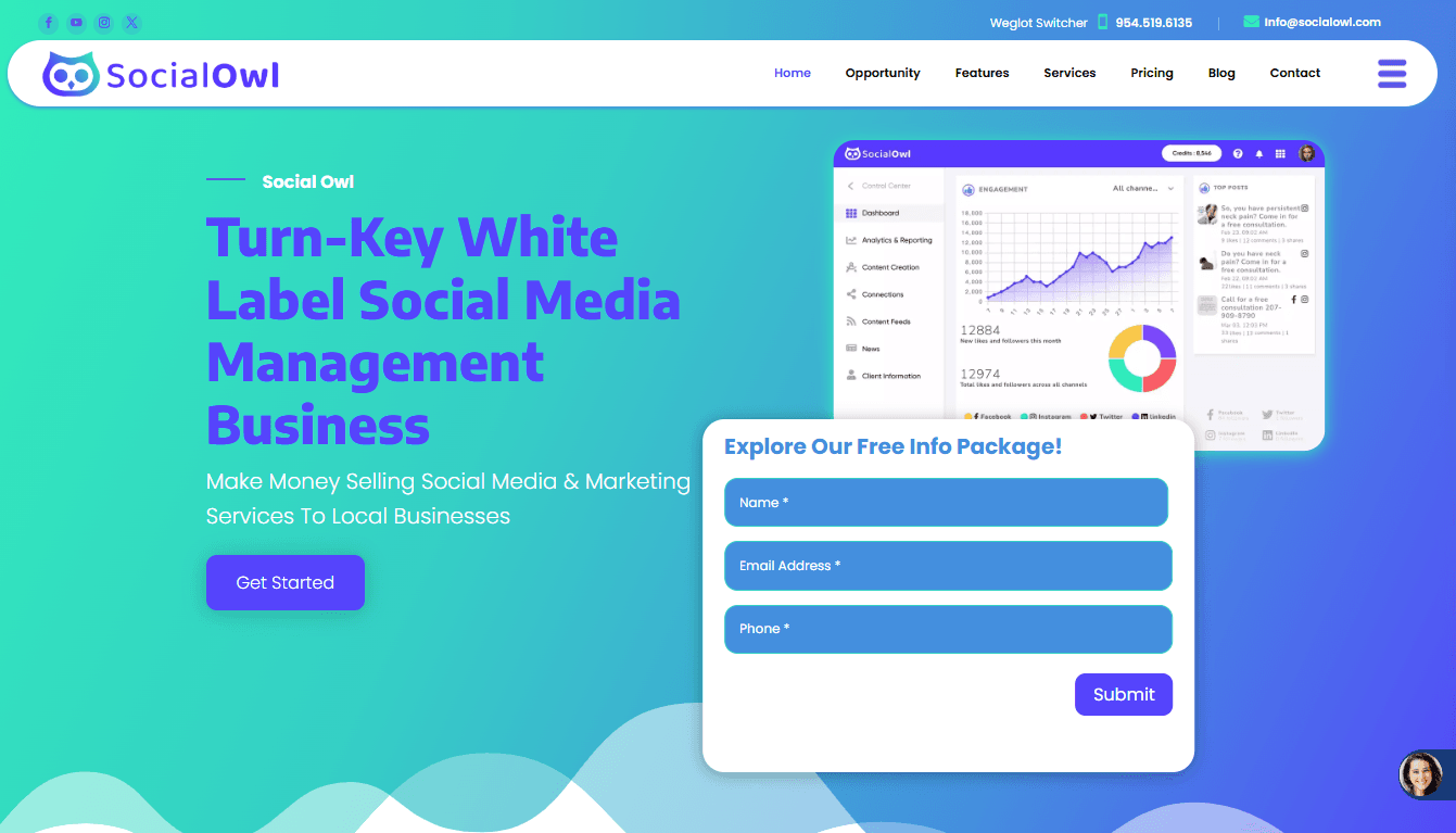 SocialOwl - White Label Marketing