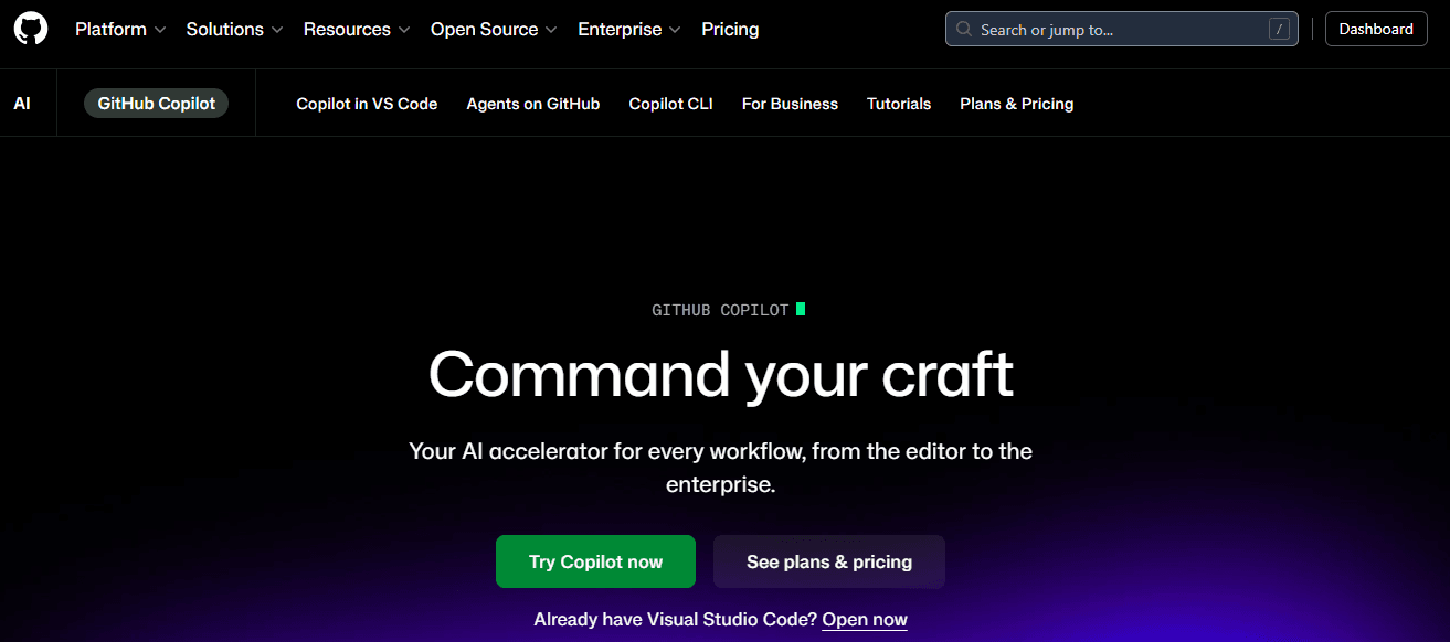 GitHub Copilot – AI Coding Assistant for Smoother Coding Workflows