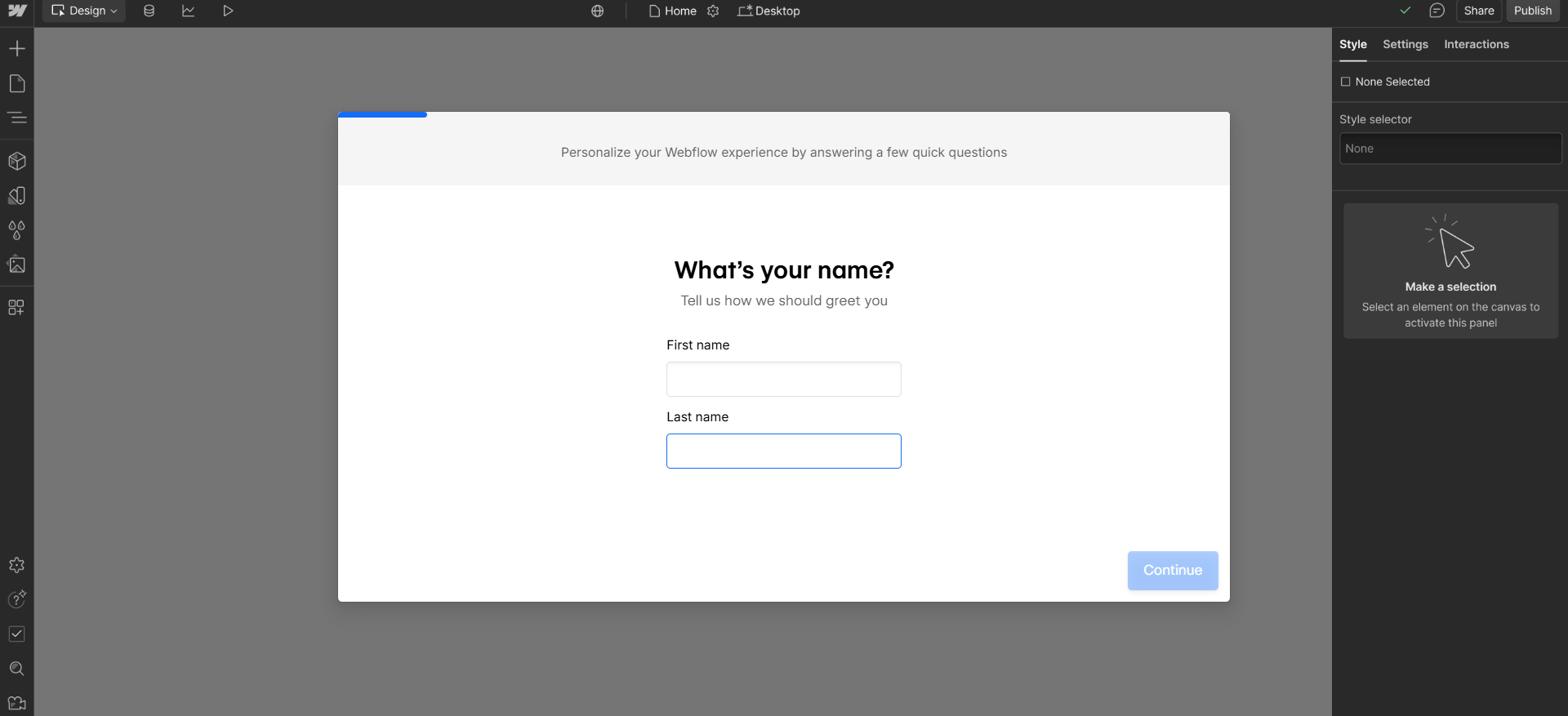 Webflow - Build and Launch Your Site Using AI