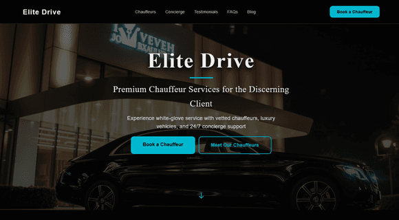 Luxury car service app