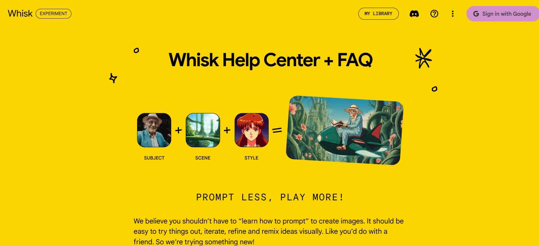 Google Whisk - Master Image-Based Storytelling and Create Stunning Visuals