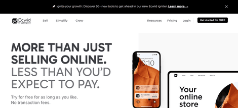 Edcwid Ebay Ecwid - Add an Online Store to Any Website | B12