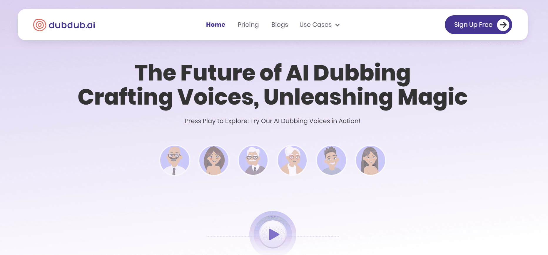 Dubdub - AI Voice Dubbing Made Easy