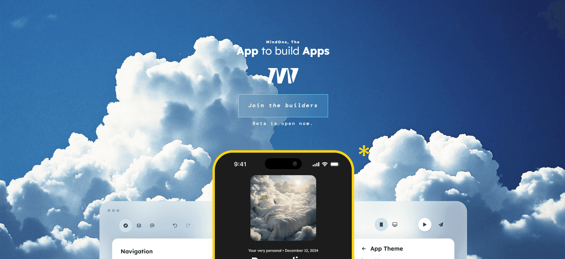 MindOne - Build Native & Web Apps in Minutes with a Design-Centric App Builder