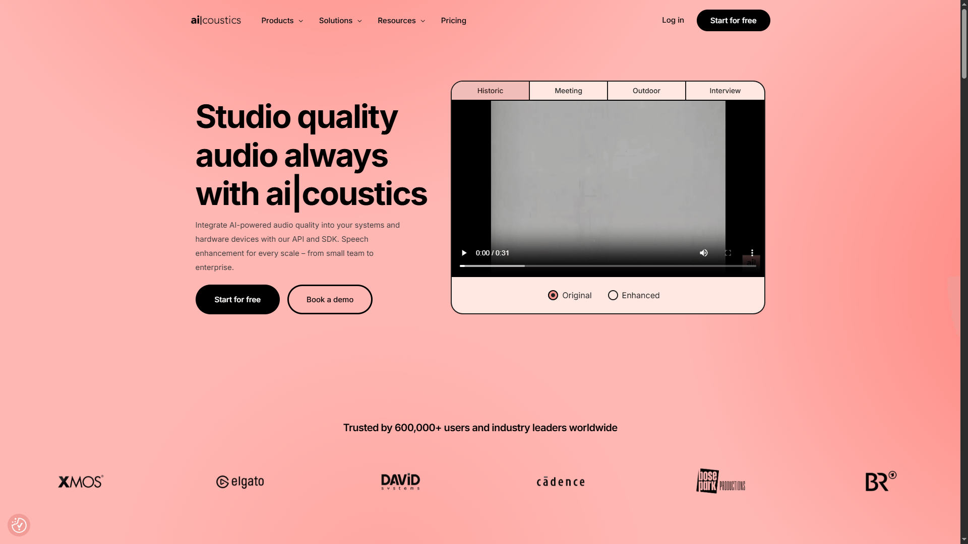 Ai-Coustics – Crystal Clear Audio Enhancement