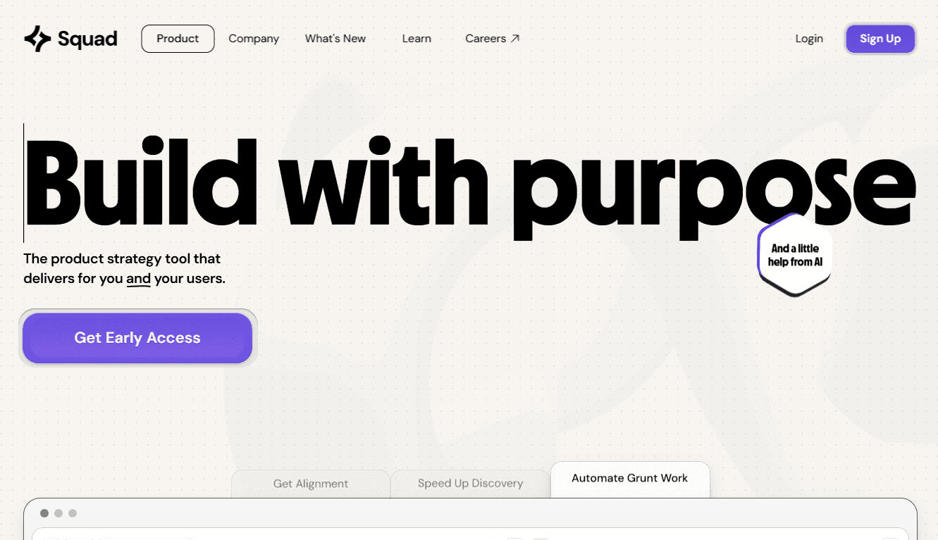 Squad AI - Your Product Strategy Companion