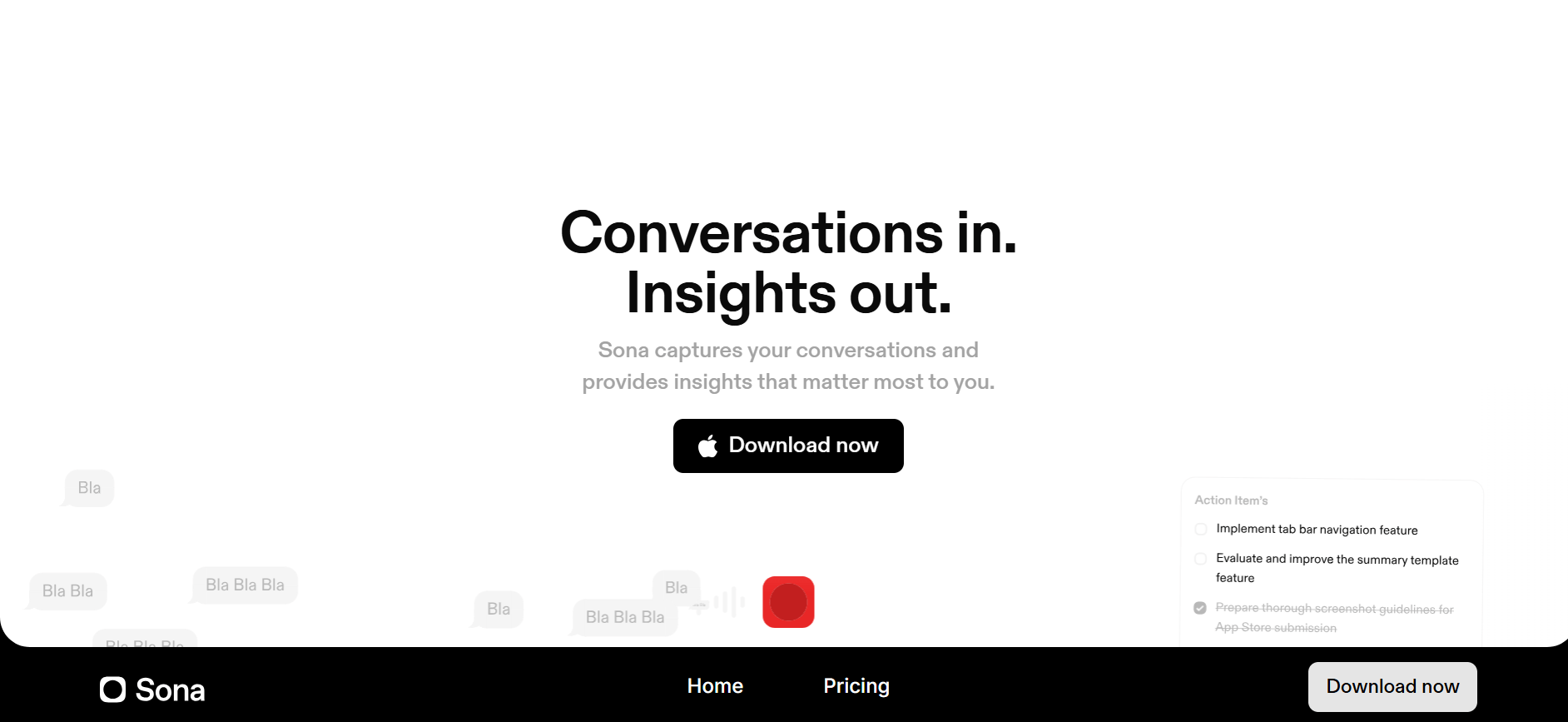 Sona - Smarter Meetings & Insights with This AI-Powered Recording Tool