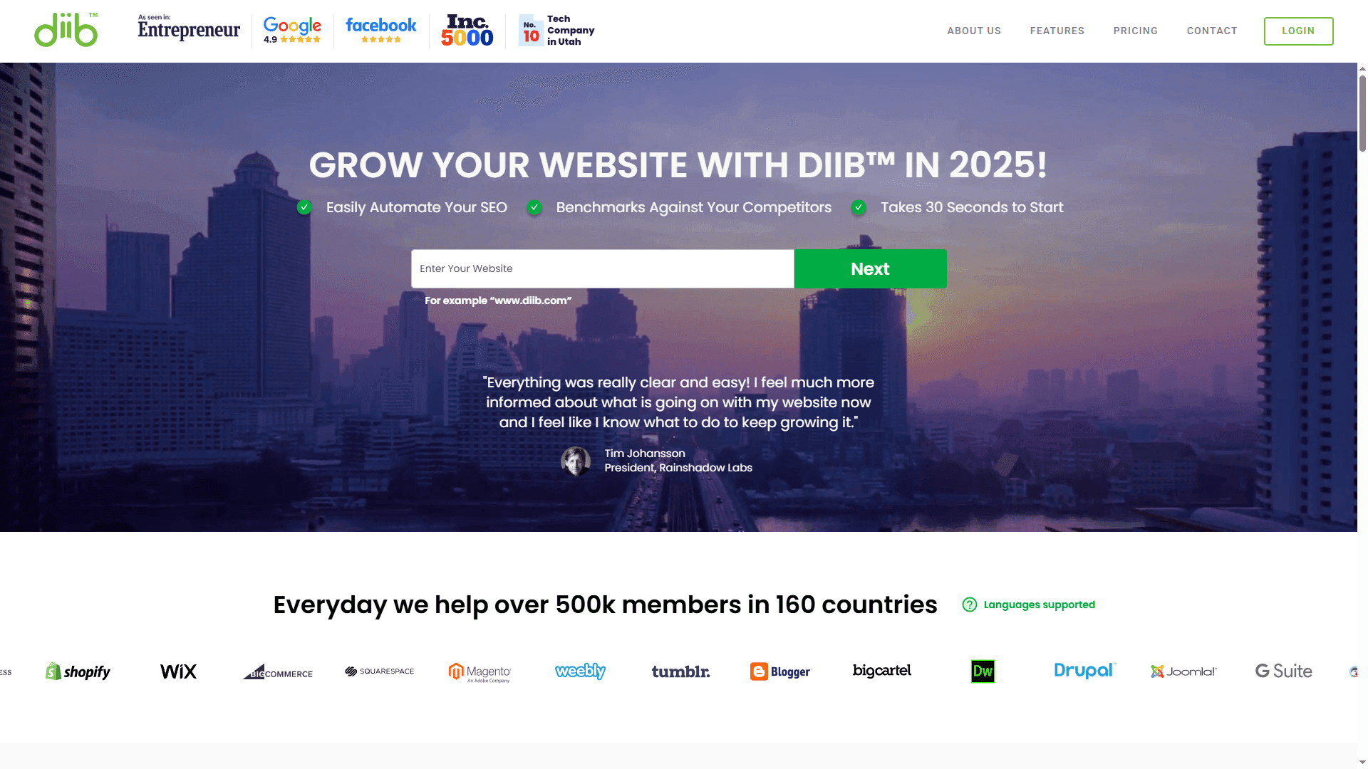 Diib – AI-Powered SEO Growth Platform