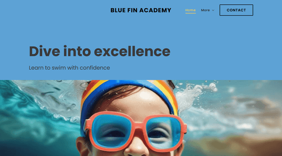 Swimming school website