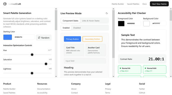 Color palette generator