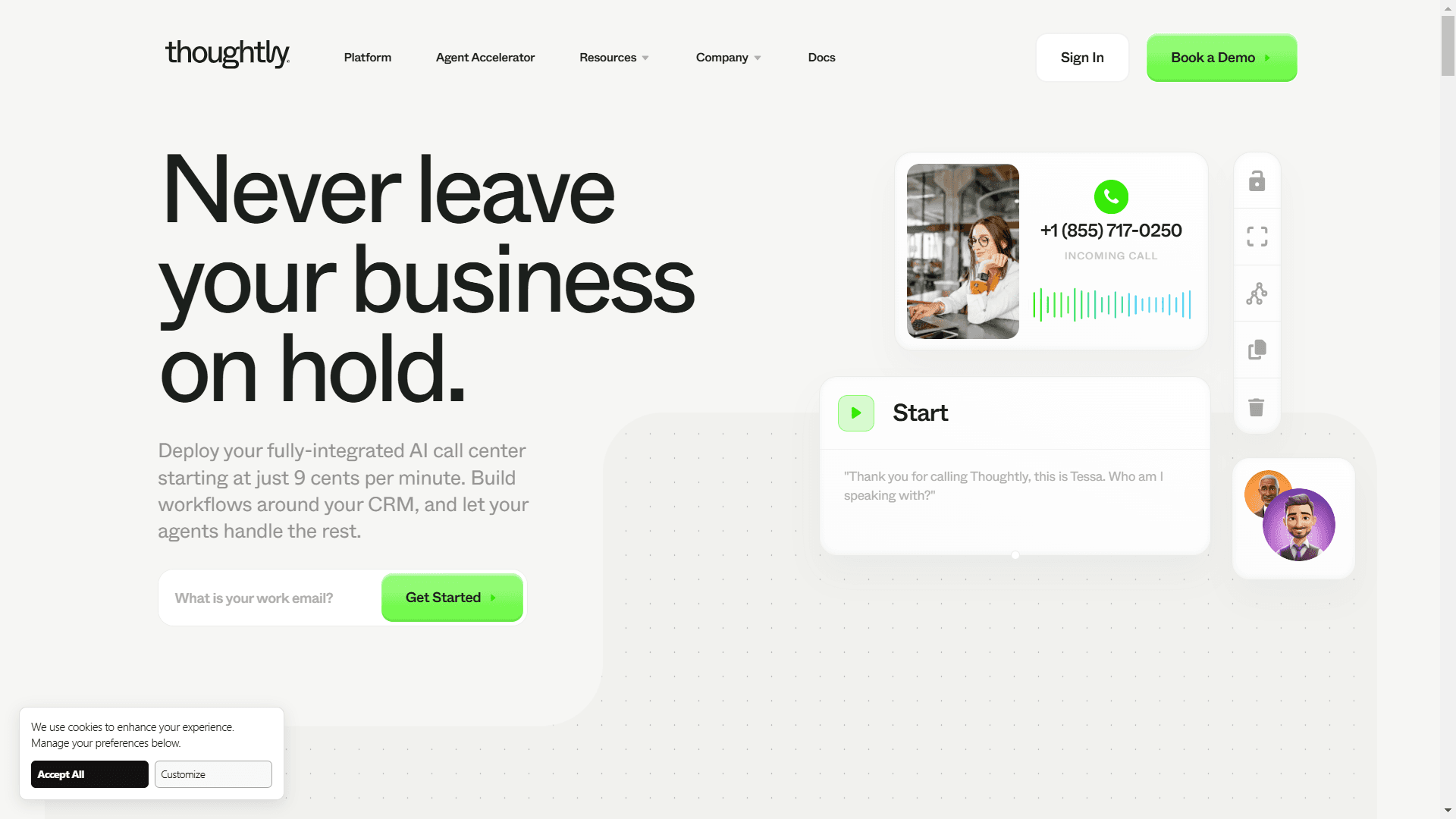  Thoughtly - AI-Powered Customer Service Automation
