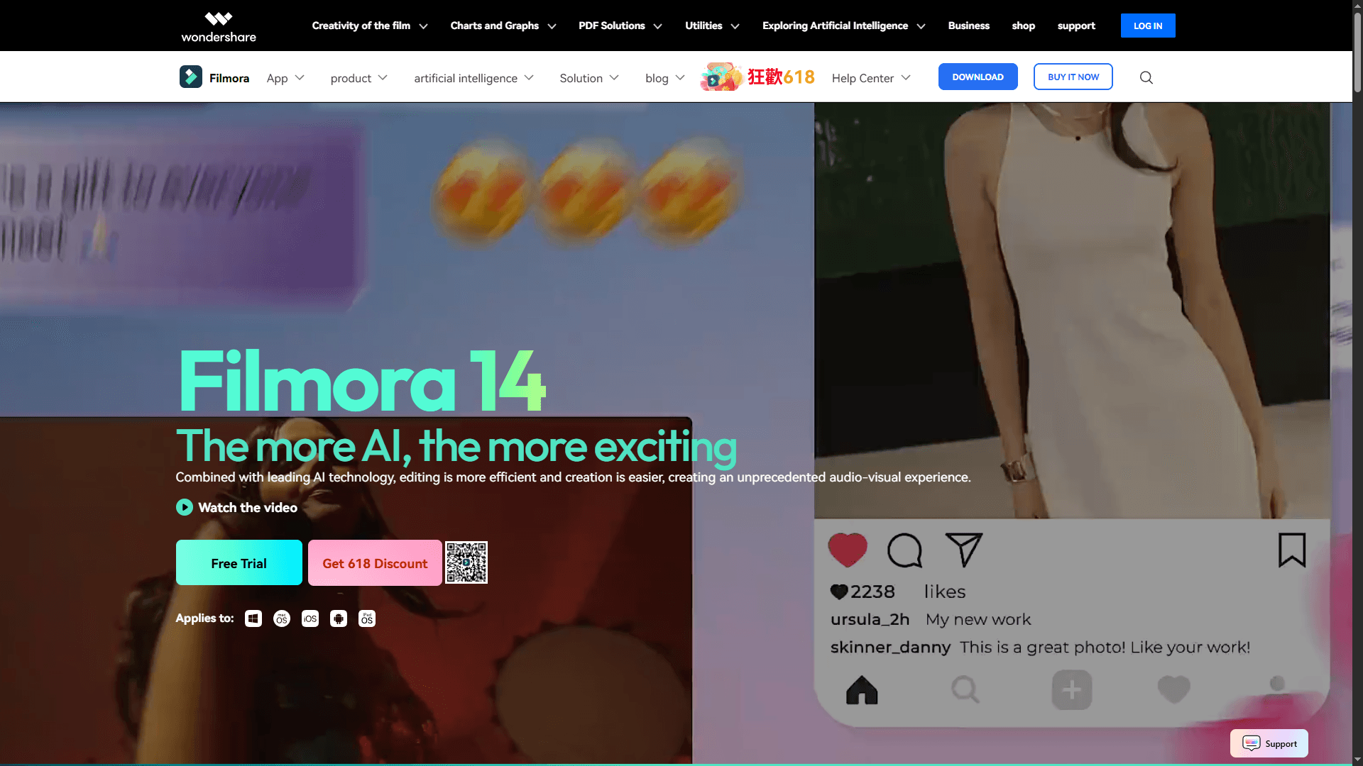 Filmora - AI Video Editing Software