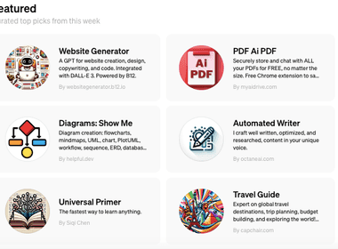 OpenAI features B12’s Website Generator in the GPT Store