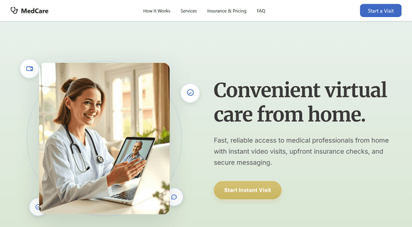 Telemedicine website