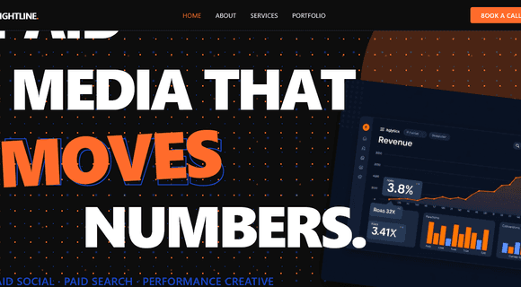 Digital marketing website template