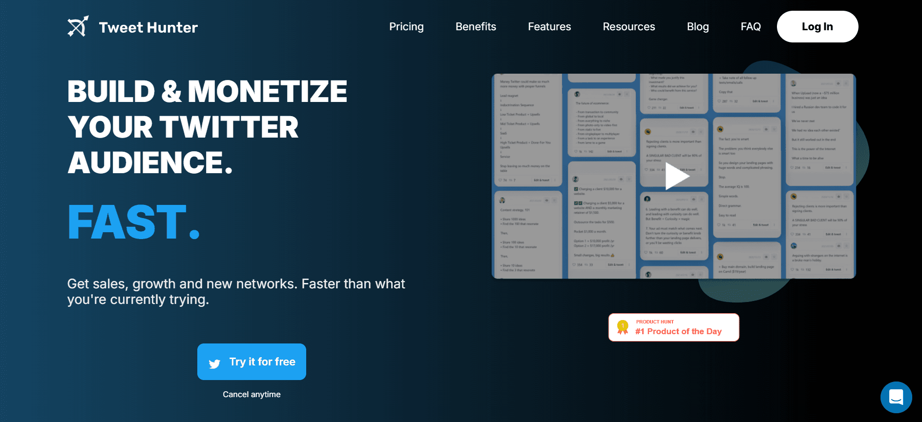 Tweet Hunter - Explode Your Twitter Growth with Powerful Scheduling and Automation