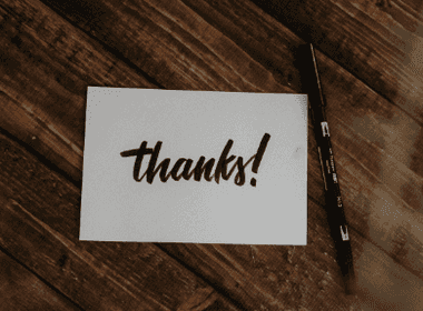 The art of saying ‘thank you’ in business