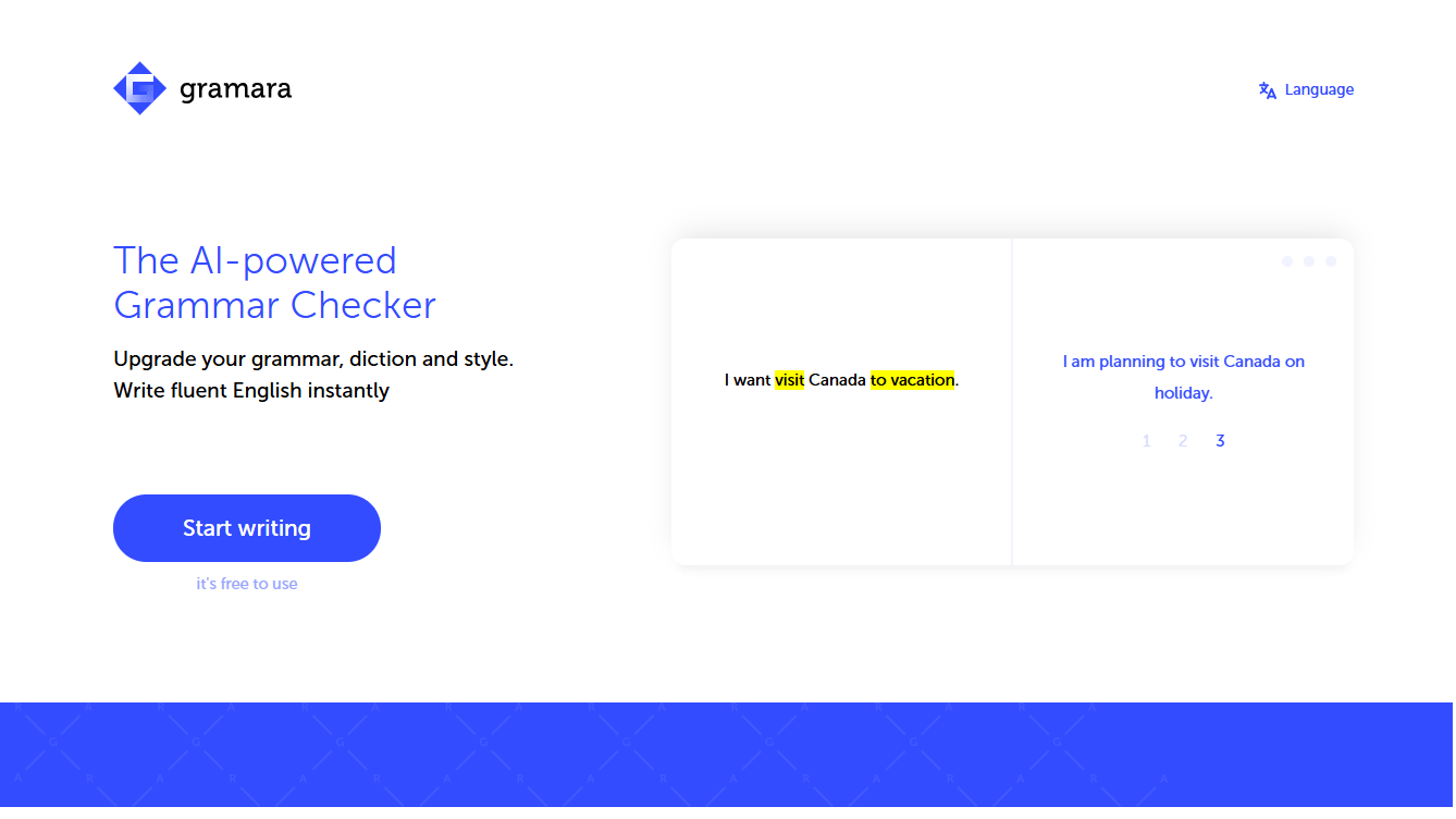 Gramara - AI for Perfect Grammar and Writing Style