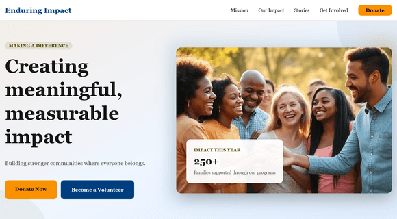 Nonprofit website
