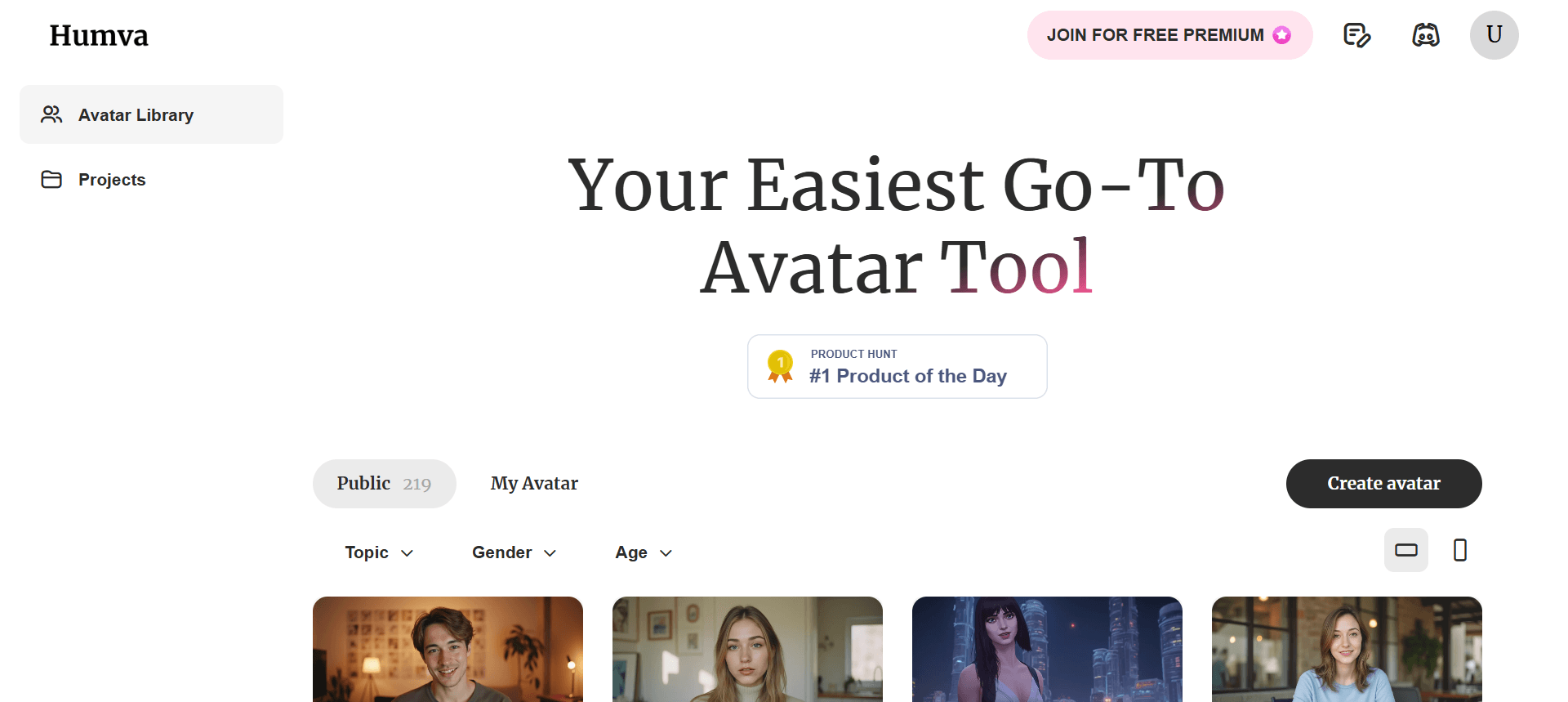 Humva - Your Brand, Your Story, Your AI Avatar