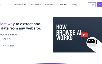 Browse AI - Tool for Your Data Monitoring and Extraction Needs