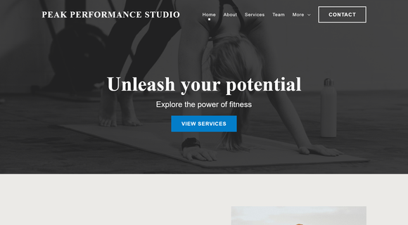 Fitness studio