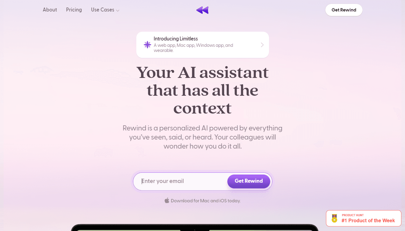 Rewind - The AI Assistant That Knows It All