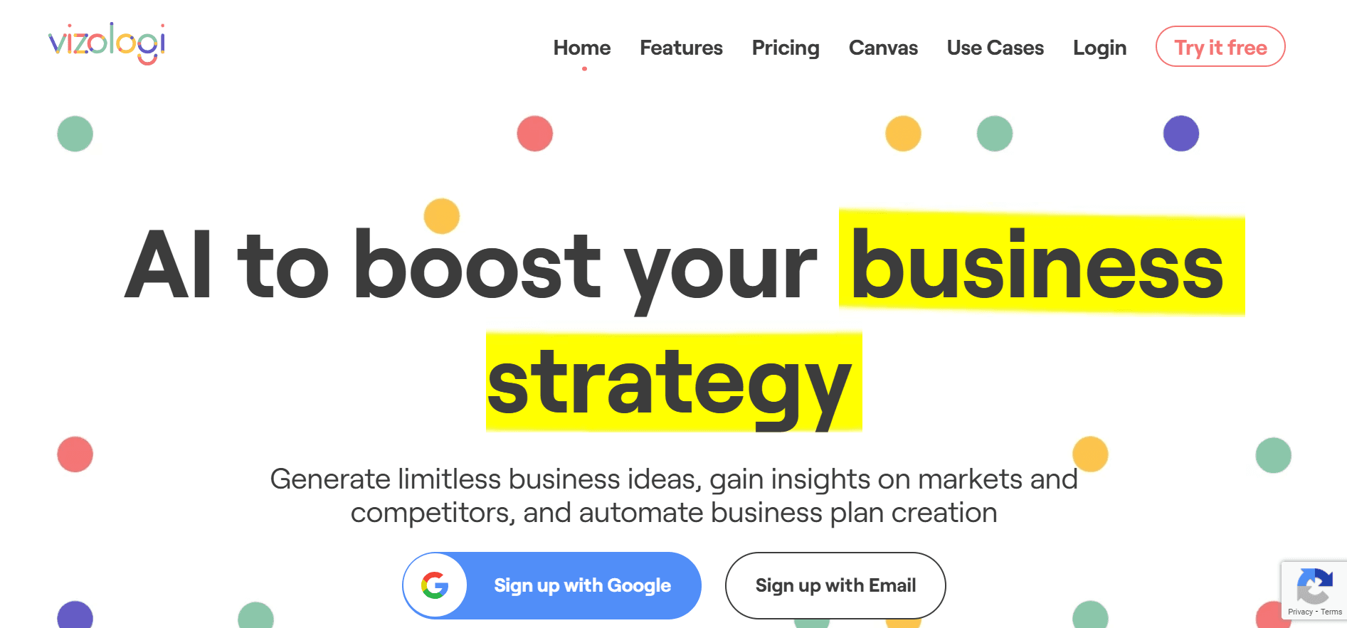 Vizologi - Power Your Startup Journey and Generate a Winning Business Plan