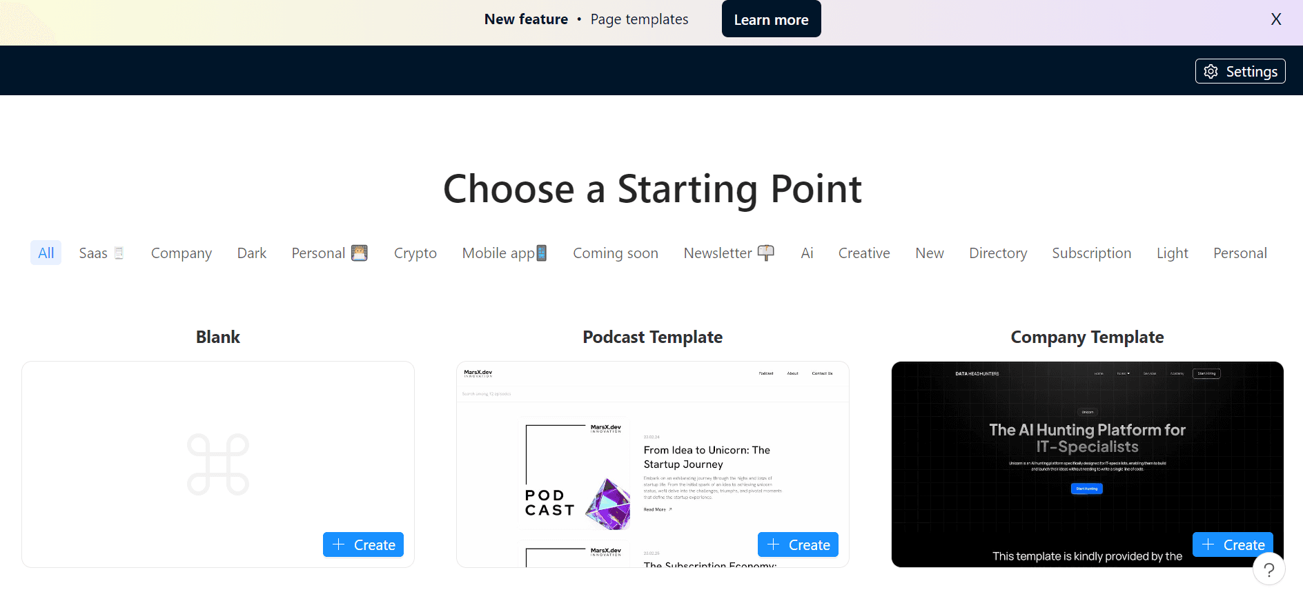 Unicorn Platform - AI-Powered Website Builder for SaaS, Blogs, and More