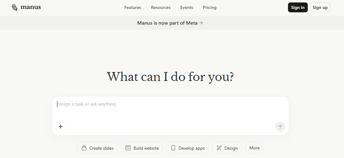 Manus - AI Agent That Transform Thoughts into Actions