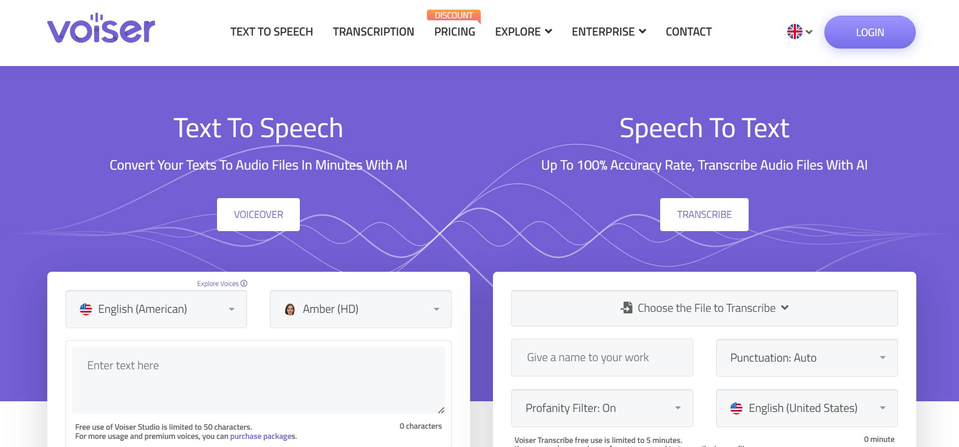 Voiser - Get World-Class AI Voiceovers in Minutes