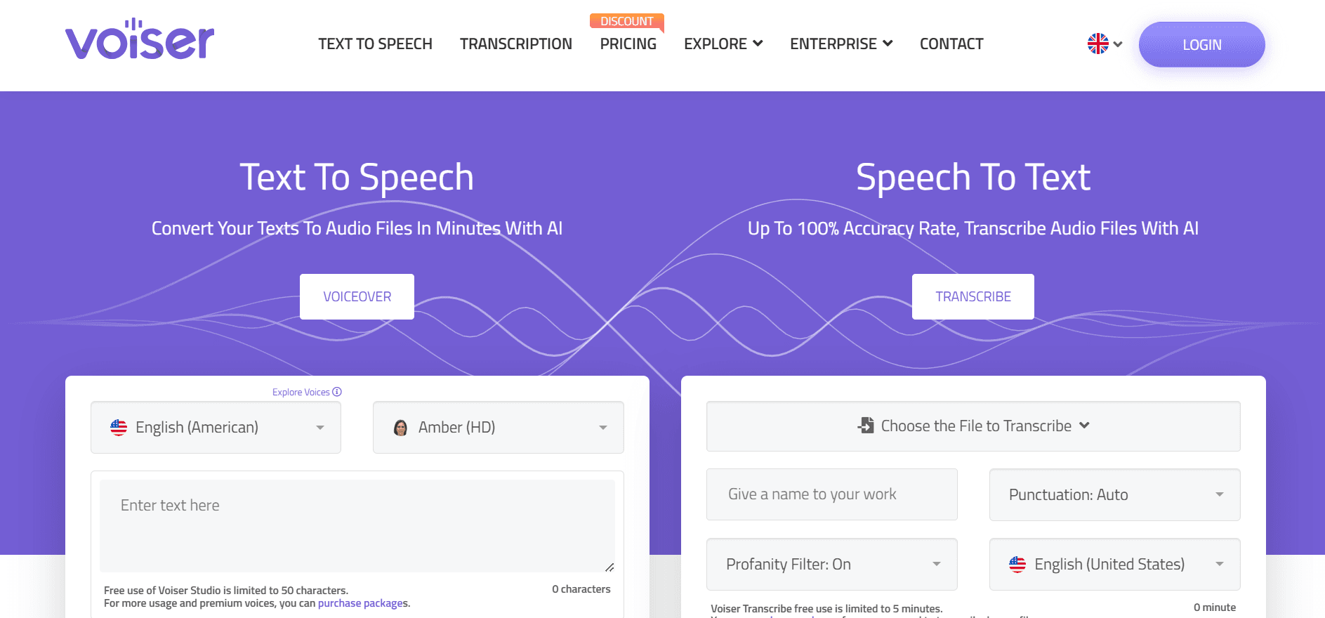 Voiser - Get World-Class AI Voiceovers in Minutes