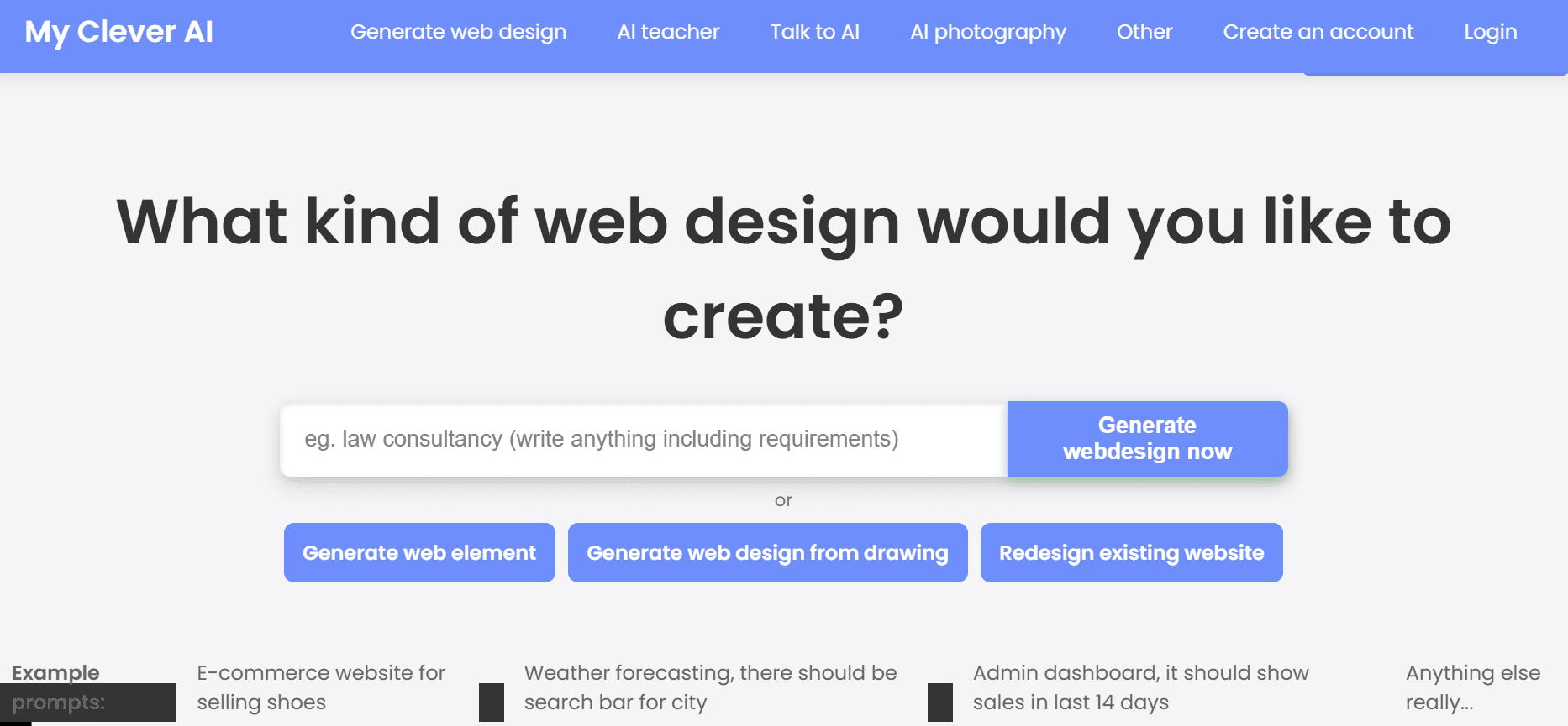 My Clever AI - Website Builder Powered by AI