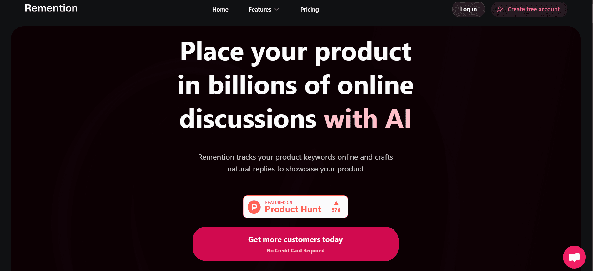 Remention - Place Your Product in Online Conversations with AI