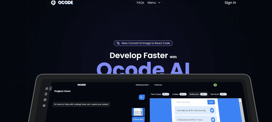 Ocode AI - Generate Code from Images | B12